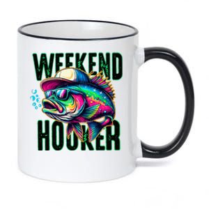 Weekend Hooker Colorful Fishing 11oz Black Color Changing Mug