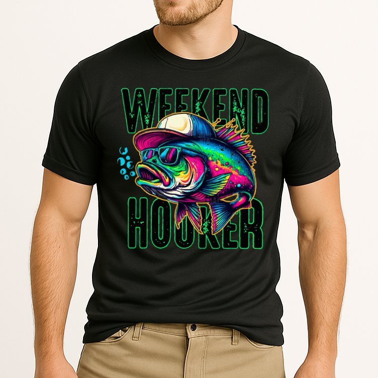 Weekend Hooker Colorful Fishing Performance Shirt