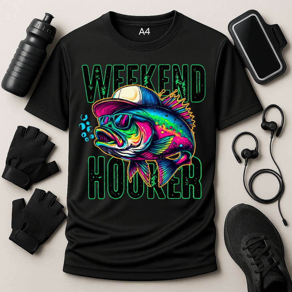 Weekend Hooker Colorful Fishing Performance Shirt