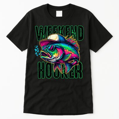 Weekend Hooker Colorful Fishing Tall T-Shirt