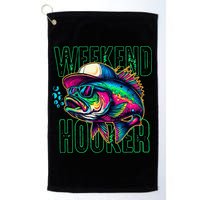Weekend Hooker Colorful Fishing Golf Towel