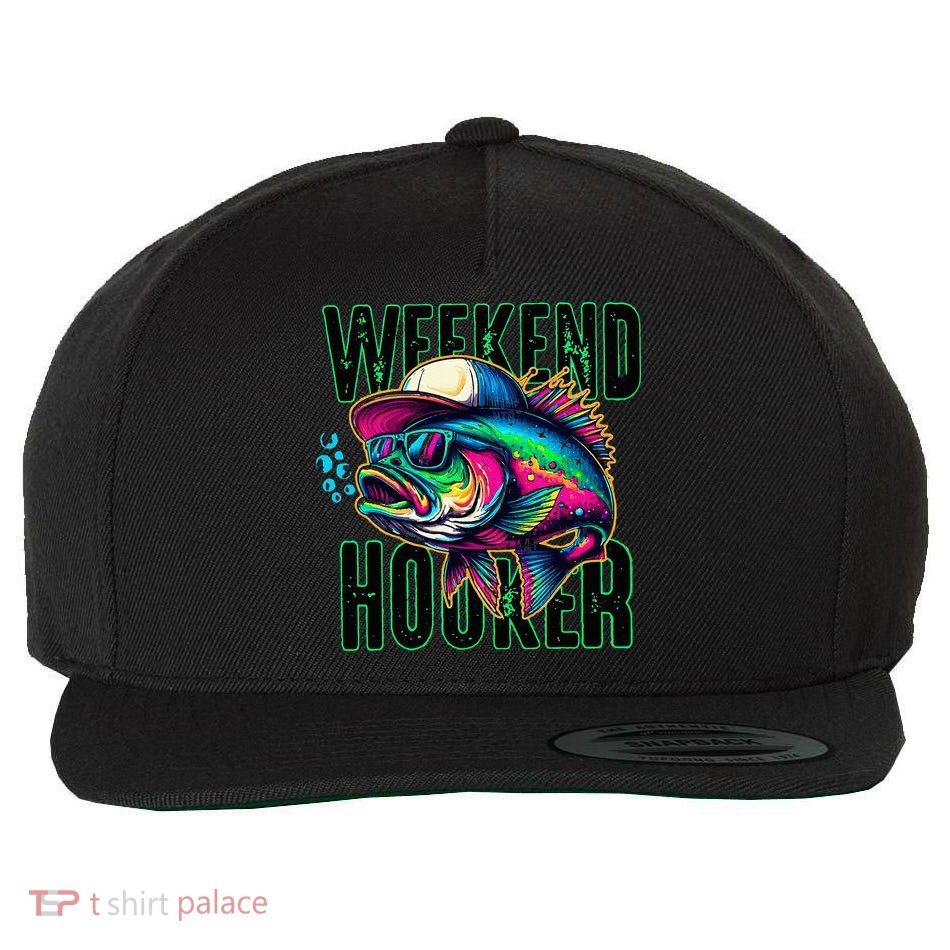 Weekend Hooker Colorful Fishing Wool Snapback Cap