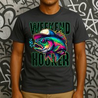Weekend Hooker Colorful Fishing T-Shirt