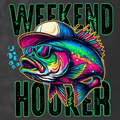 Weekend Hooker Colorful Fishing T-Shirt