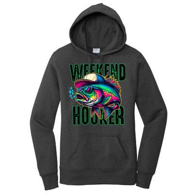 Weekend Hooker Colorful Fishing Women's Pullover Hoodie