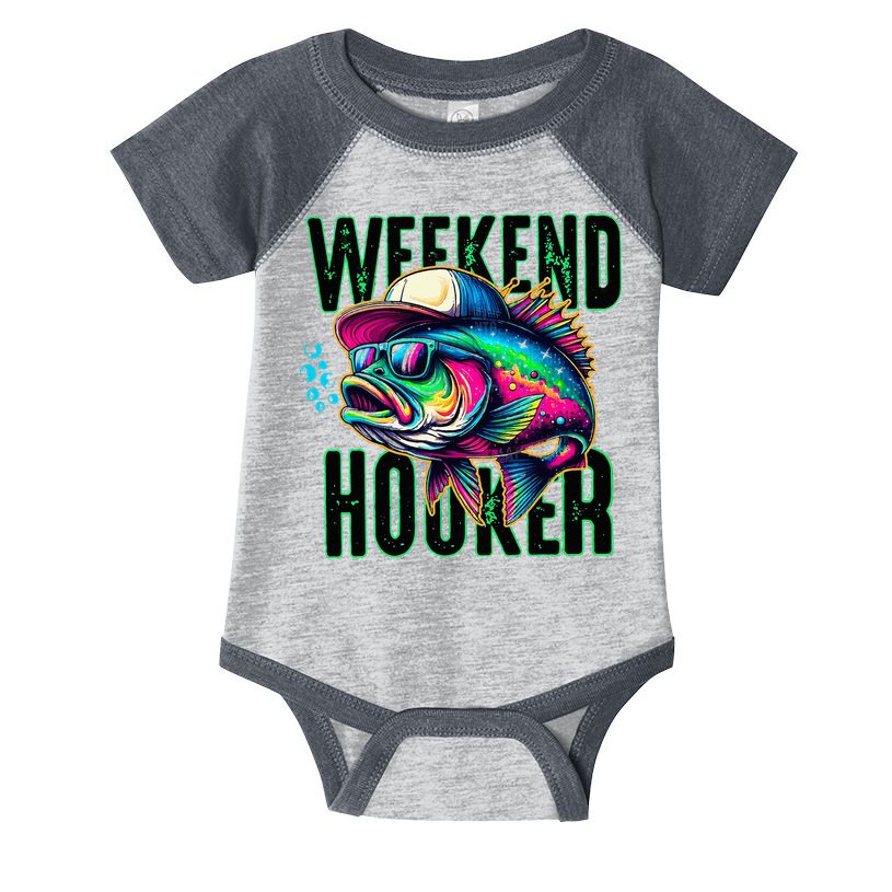 Weekend Hooker Colorful Fishing Infant Baby Jersey Bodysuit