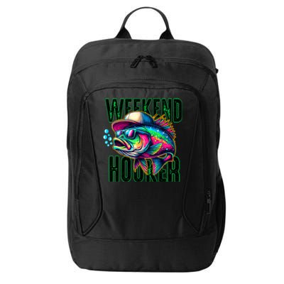 Weekend Hooker Colorful Fish Funny Father Day Love Fishing City Backpack