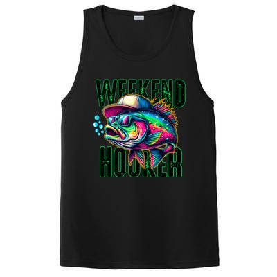 Weekend Hooker Colorful Fish Funny Father Day Love Fishing PosiCharge Competitor Tank