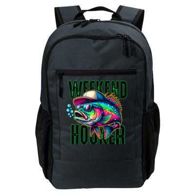 Weekend Hooker Colorful Fish Funny Father Day Love Fishing Daily Commute Backpack