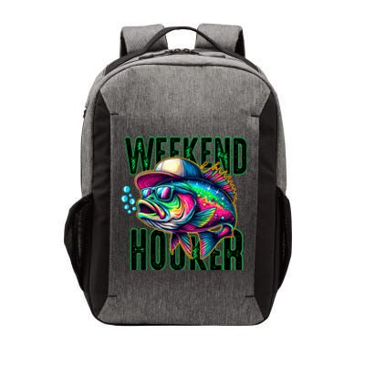 Weekend Hooker Colorful Fish Funny Father Day Love Fishing Vector Backpack