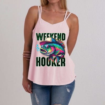 Weekend Hooker Colorful Fishing Women's Strappy Tank