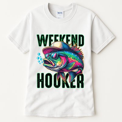 Weekend Hooker Colorful Fishing Tall T-Shirt