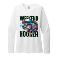 Weekend Hooker Colorful Fishing Womens CVC Long Sleeve Shirt