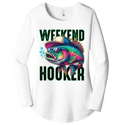 Weekend Hooker Colorful Fishing Women's Perfect Tri Tunic Long Sleeve Shirt