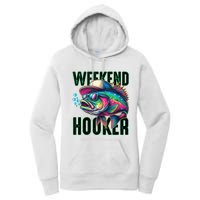 Weekend Hooker Colorful Fishing Women's Pullover Hoodie