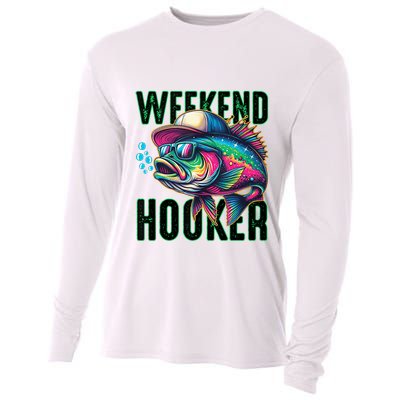 Weekend Hooker Colorful Fishing Cooling Performance Long Sleeve Crew