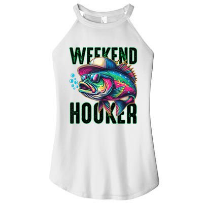 Weekend Hooker Colorful Fishing Women's Perfect Tri Rocker Tank