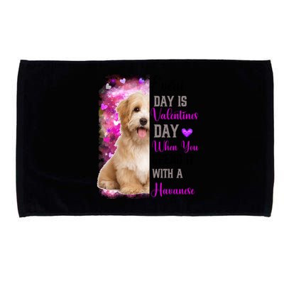 Wo Havanese Dog Valentines Day Mom Dogs Mother Gift Microfiber Hand Towel