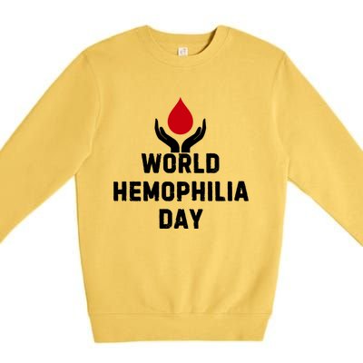 World Hemophilia Day 2024 Gift Premium Crewneck Sweatshirt