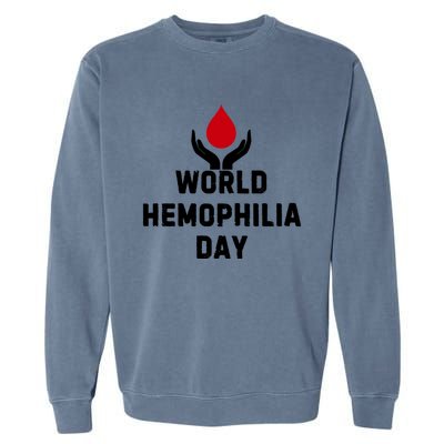 World Hemophilia Day 2024 Gift Garment-Dyed Sweatshirt