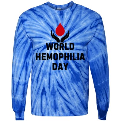 World Hemophilia Day 2024 Gift Tie-Dye Long Sleeve Shirt