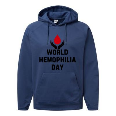 World Hemophilia Day 2024 Gift Performance Fleece Hoodie