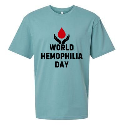 World Hemophilia Day 2024 Gift Sueded Cloud Jersey T-Shirt