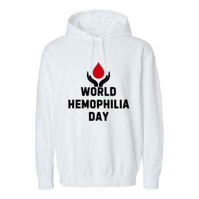 World Hemophilia Day 2024 Gift Garment-Dyed Fleece Hoodie