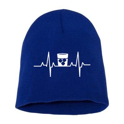 Whiskey Heartbeat Distilled Alcoholic Beverage Whisky Funny Gift Short Acrylic Beanie