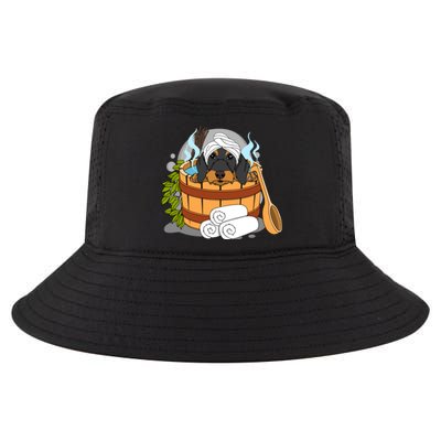 Wire Haired Dachshund Lover And Wellness Sauna Lover Design Gift Cool Comfort Performance Bucket Hat