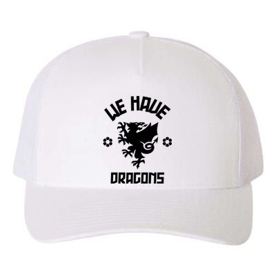 We Have Dragons Wales Football Gift Yupoong Adult 5-Panel Trucker Hat