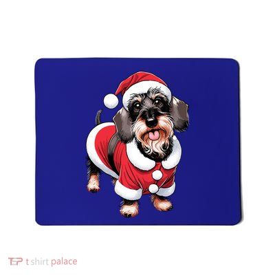 Wire Haired Dachshund Christmas Xmas Gift Mousepad