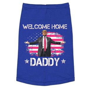 Welcome Home Daddy President Trump 2024 American Flag Doggie Tank