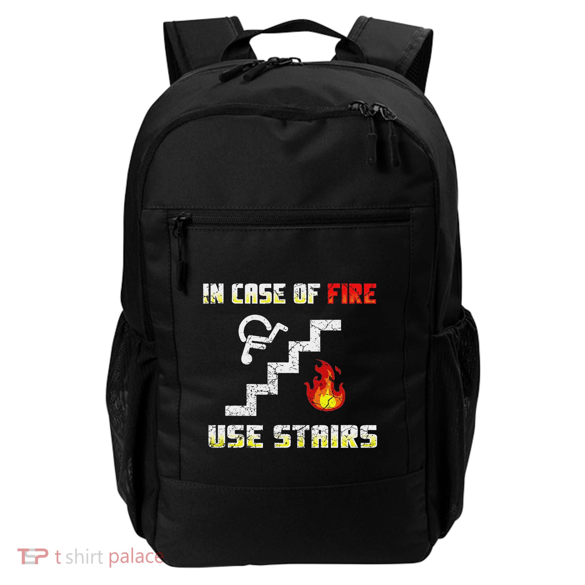 Wheelchair Humour Disability Handicap Daily Commute Backpack
