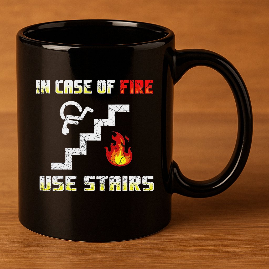 Wheelchair Humour Disability Handicap 11oz C Handle Ceramic Mug