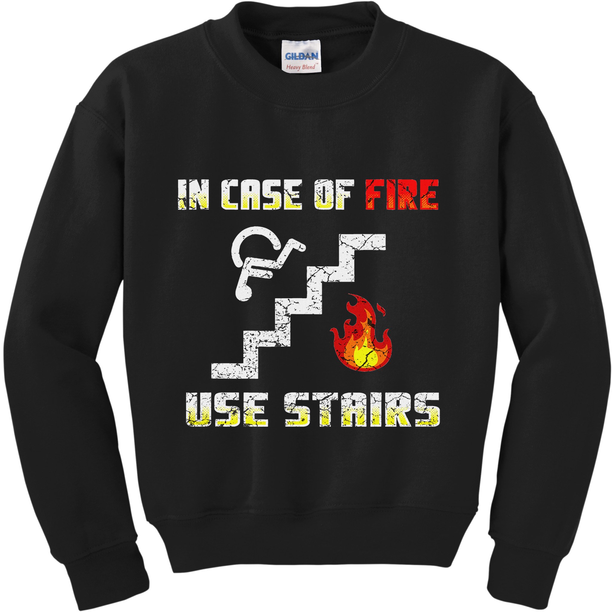 Wheelchair Humour Disability Handicap Kids Sweatshirt