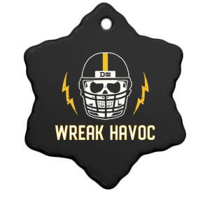 Wreak Havoc Defense Ceramic Star Ornament