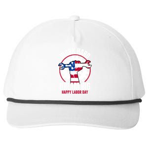 Work Hard Dream Big Happy Labor Day Cute Gift Snapback Five-Panel Rope Hat