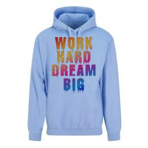 Work Hard Dream Big Inspirational Unisex Surf Hoodie