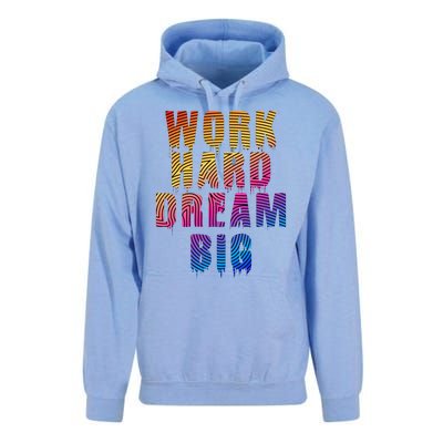 Work Hard Dream Big Inspirational Unisex Surf Hoodie