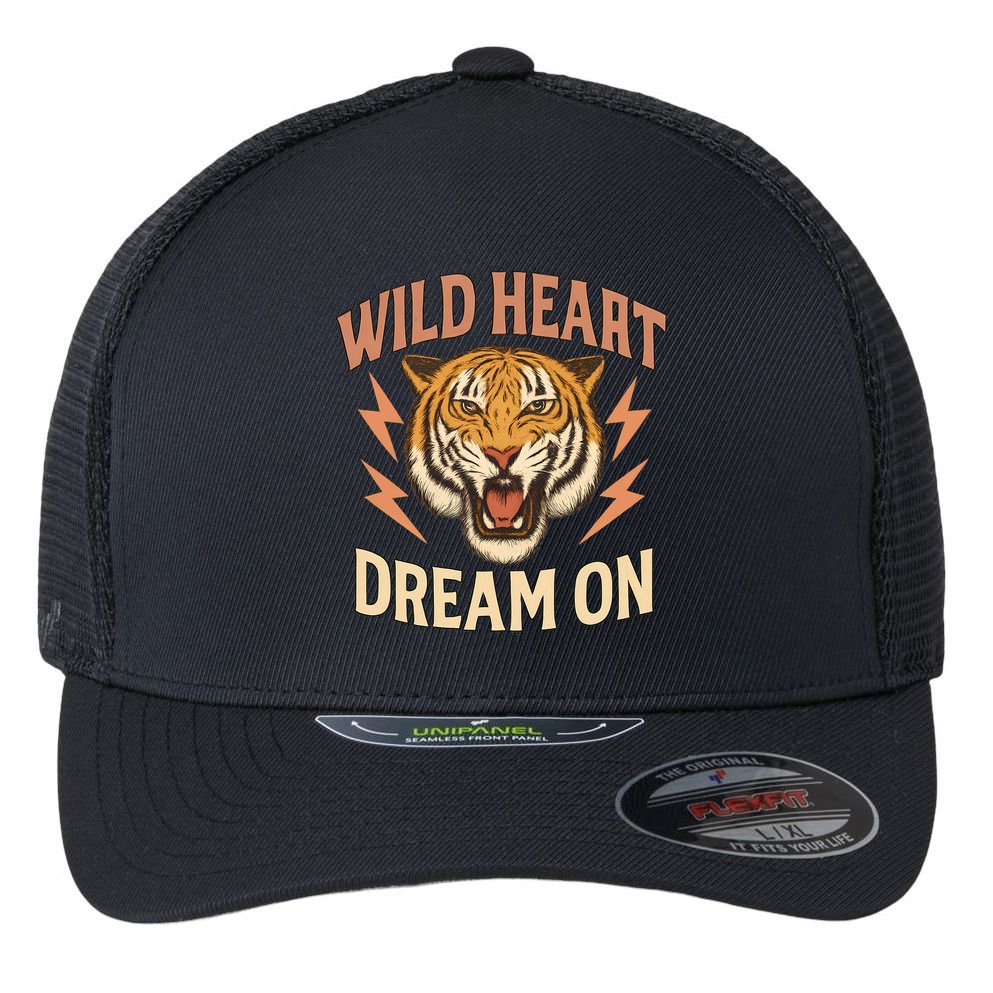Wild Heart Dream On Flexfit Unipanel Trucker Cap