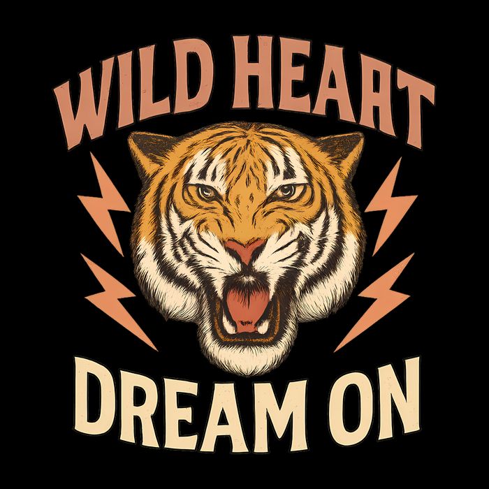 Wild Heart Dream On Flat Bill Trucker Hat
