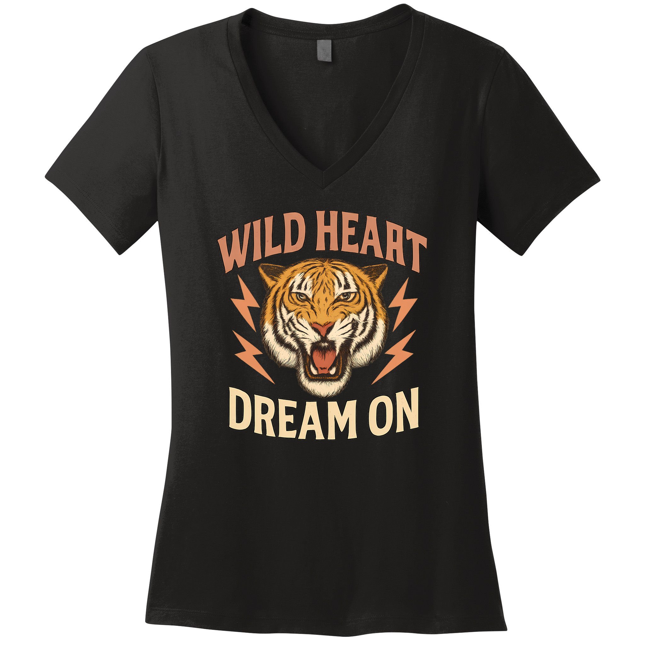 Wild Heart Dream On Women's V-Neck T-Shirt