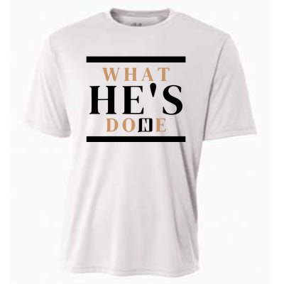 What He's Done Church Cooling Performance Crew T-Shirt