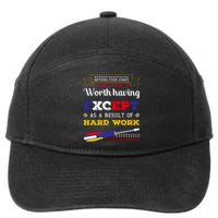 Worth Having Except As A Result Of Hard Work Labor Day Gift 7-Panel Snapback Hat