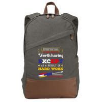 Worth Having Except As A Result Of Hard Work Labor Day Gift Cotton Canvas Backpack