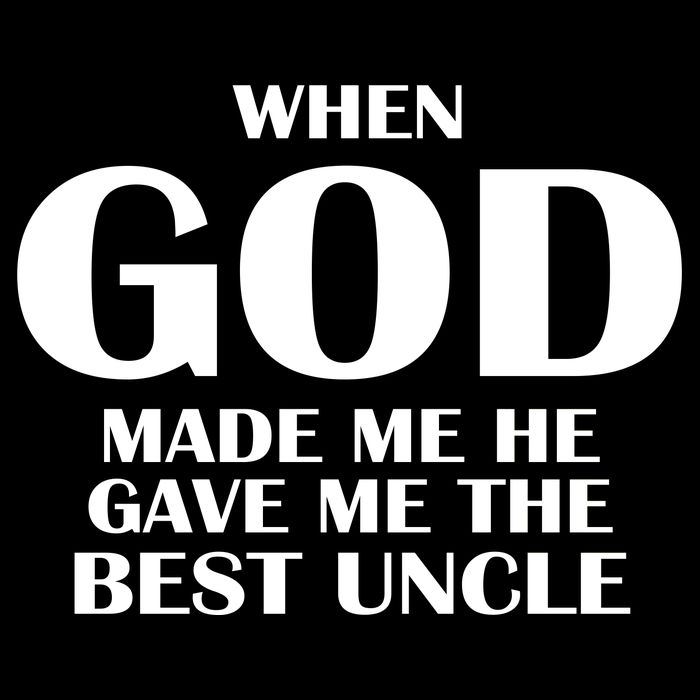 When God Made Me He Gave Me The Best Uncle Sustainable Bucket Hat