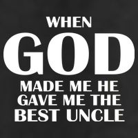 When God Made Me He Gave Me The Best Uncle Adult Drive Performance Visor