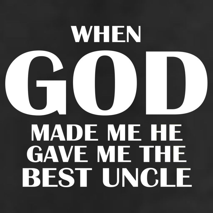 When God Made Me He Gave Me The Best Uncle Adult Drive Performance Visor