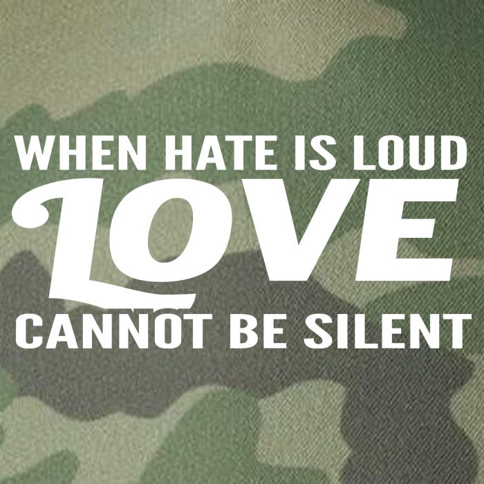 When Hate Is Loud Love Cannot Be Silent Legacy Tie Dye Trucker Hat